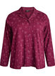 Cotton pyjama shirt with chest pocket, Red, Packshot image number 0