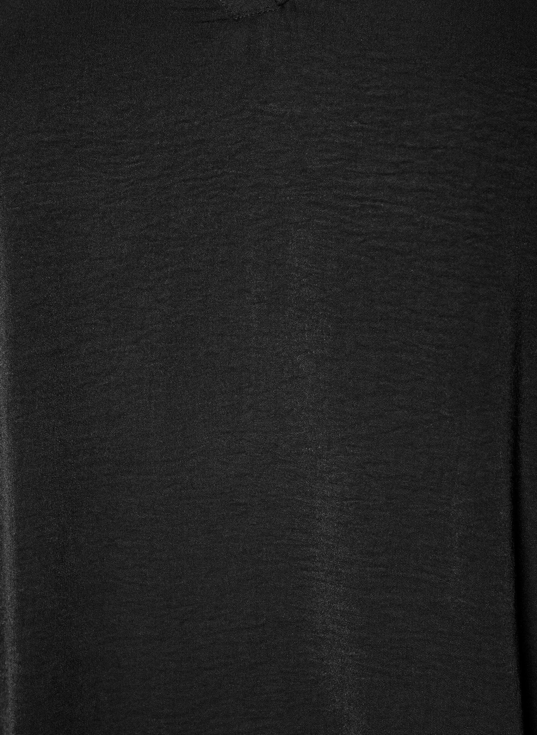 ZizzifashionBlouse with lace sleeves and balloon shape, Black, Packshot image number 2