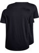 FLASH - 2-pack t-shirts with crew neck, Black/Black, Packshot image number 1