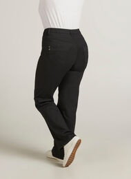 Regular fit Gemma jeans with a high waist, Black, Model