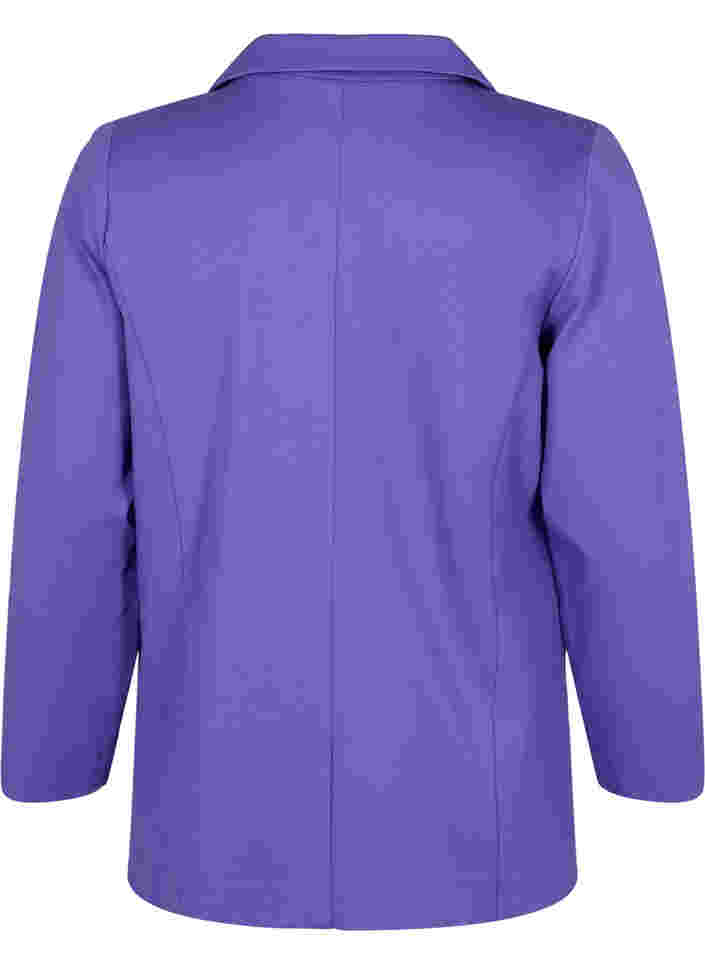 Simple blazer with button, Ultra Violet, Packshot image number 1