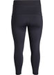 High-waisted 7/8 training tights with a pocket., Black, Packshot image number 1