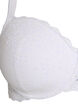 Moulded bra with broderie anglaise, White, Packshot image number 2