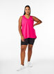 Workout top with v-neck, Pink, Model image number 1