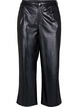 Imitation leather pants with width, Black, Packshot image number 0