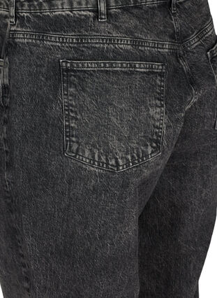 Cropped mom fit Mille jeans with a loose fit, Grey Denim 4, Packshot image number 3