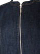 Fitted denim jacket with zip, Blue, Packshot image number 2