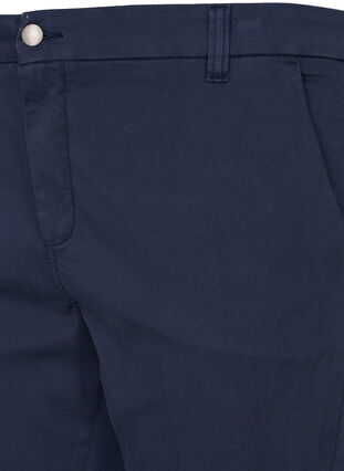 Chinos in cotton with pockets, Sky Captain, Packshot image number 3