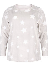 Long-sleeved blouse with stars