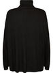 Turtleneck jumper with a loose fit, Black, Packshot image number 1
