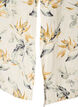 Midi dress in linen and viscose with 1/2 sleeves, White, Packshot image number 3