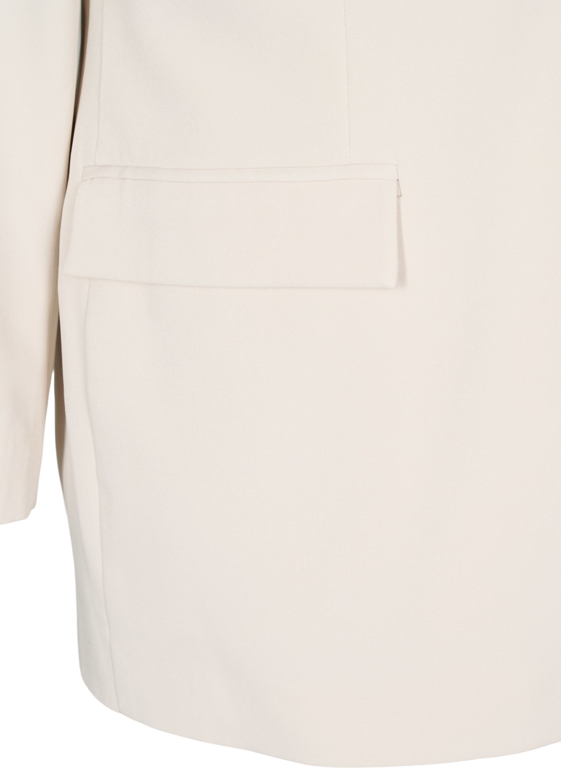 Zizzifashion Classic blazer with button closure, Beige, Packshot image number 3