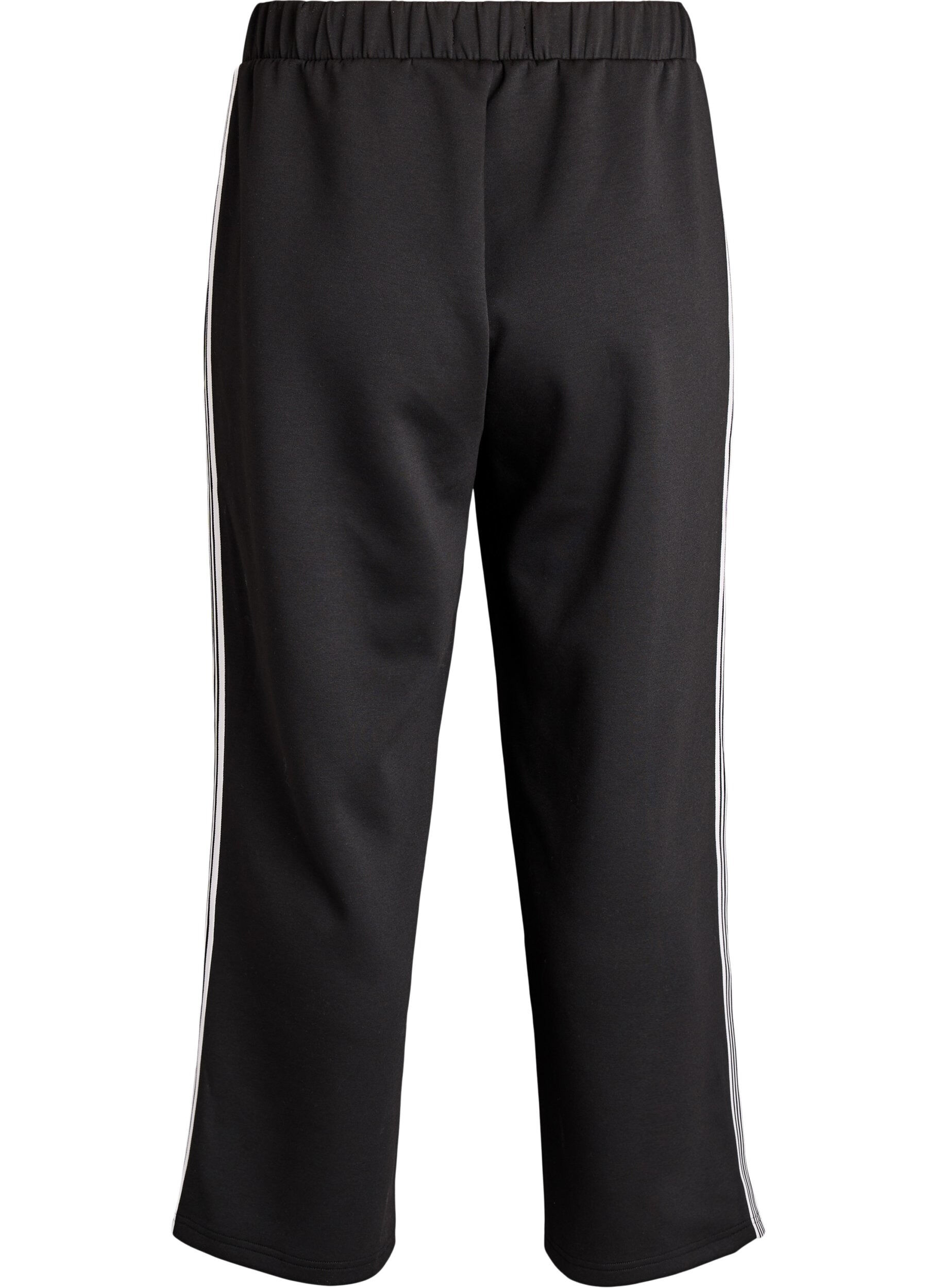 Zizzifashion Trousers with side stripes, Black, Packshot image number 1