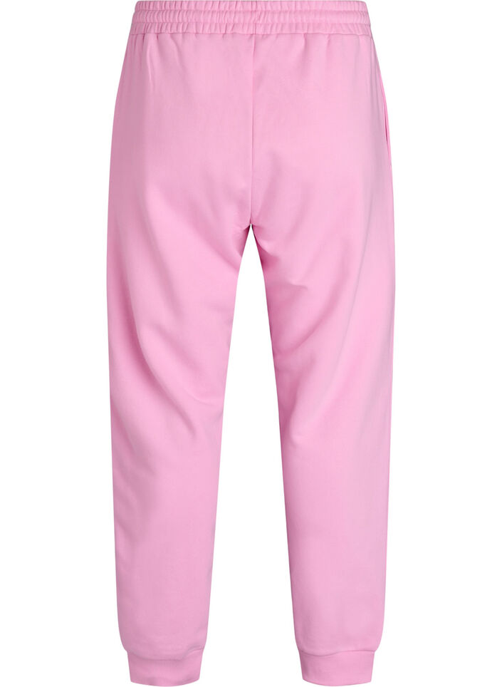 High-waisted joggers, Pink, Packshot image number 1