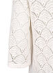 Crochet blouse with 3/4 sleeves, Sandshell, Packshot image number 3
