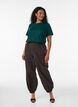 Basic cotton T-shirt with round neck, Green, Model image number 1
