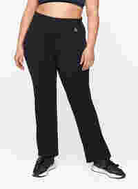Sports trousers with a drawstring ankle, Black, Model