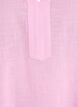 Cotton tunic with a V-neck, Pink, Packshot image number 2