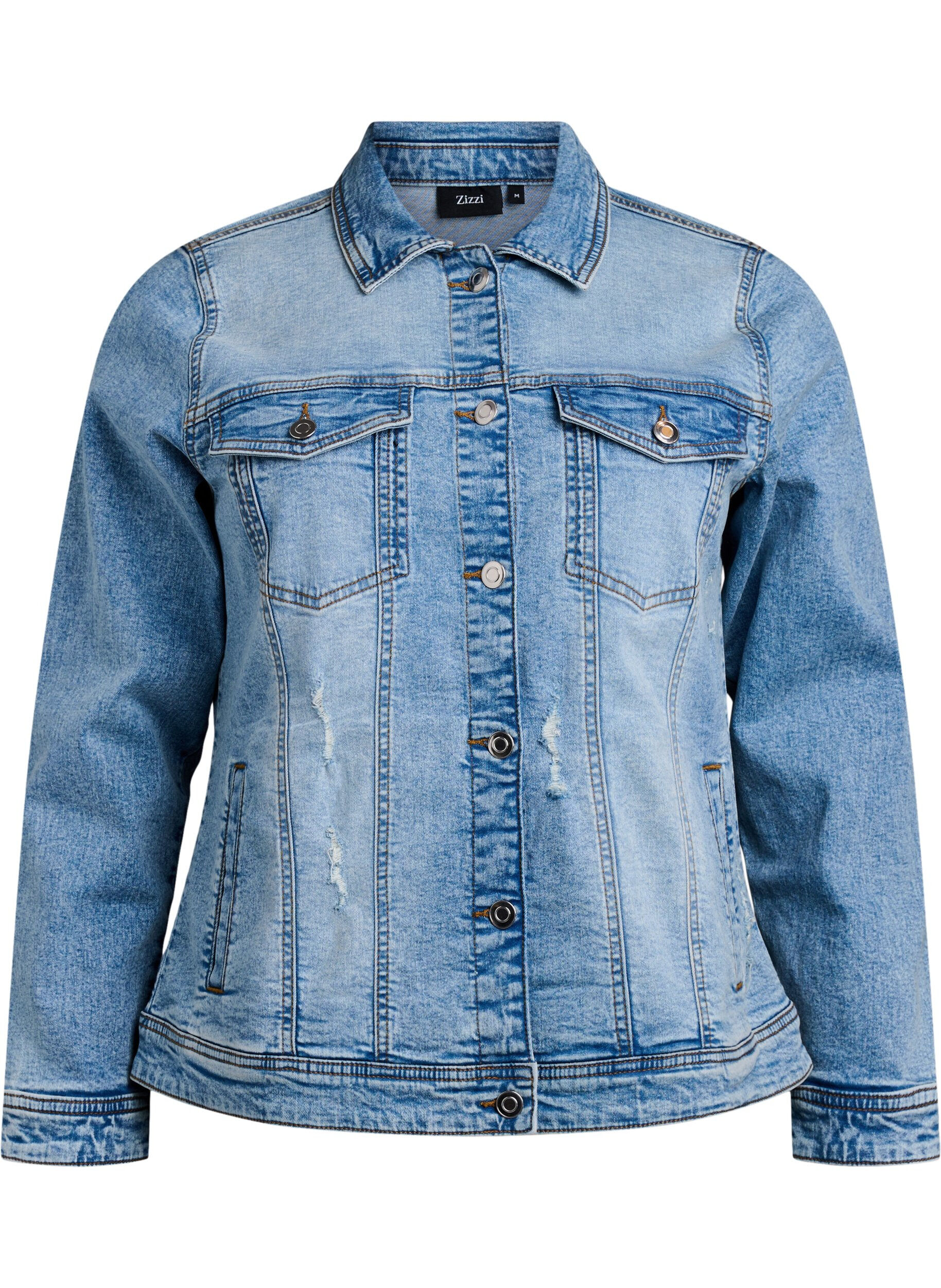 Denim jacket with a classic cut