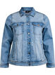 Denim jacket with a classic cut, Light Blue, Packshot image number 0