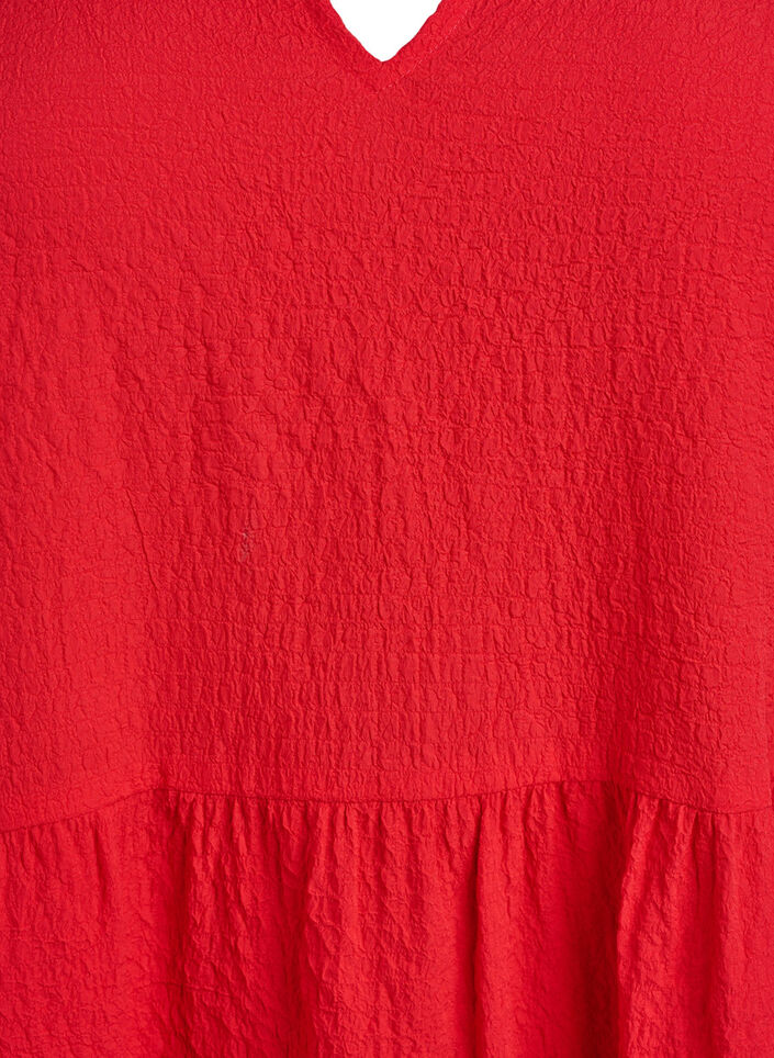 Short A-line dress, Red, Packshot image number 2