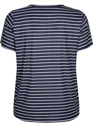 FLASH - T-shirt with stripes, Night S. W. Stripe, Packshot image number 1