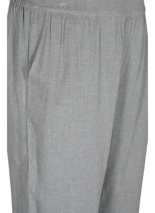 Classic trousers with pockets, Grey Melange, Packshot image number 2