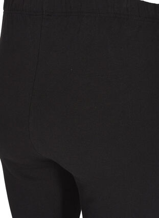 Leggings in cotton with lining, Black, Packshot image number 2