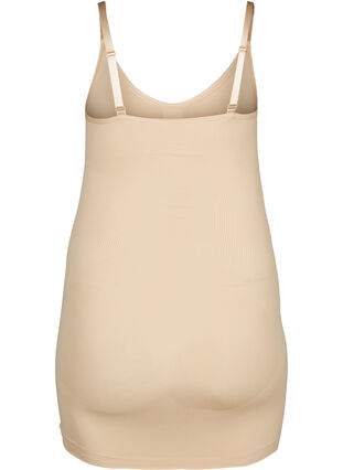Shapewear dress with thin straps, Nude, Packshot image number 1