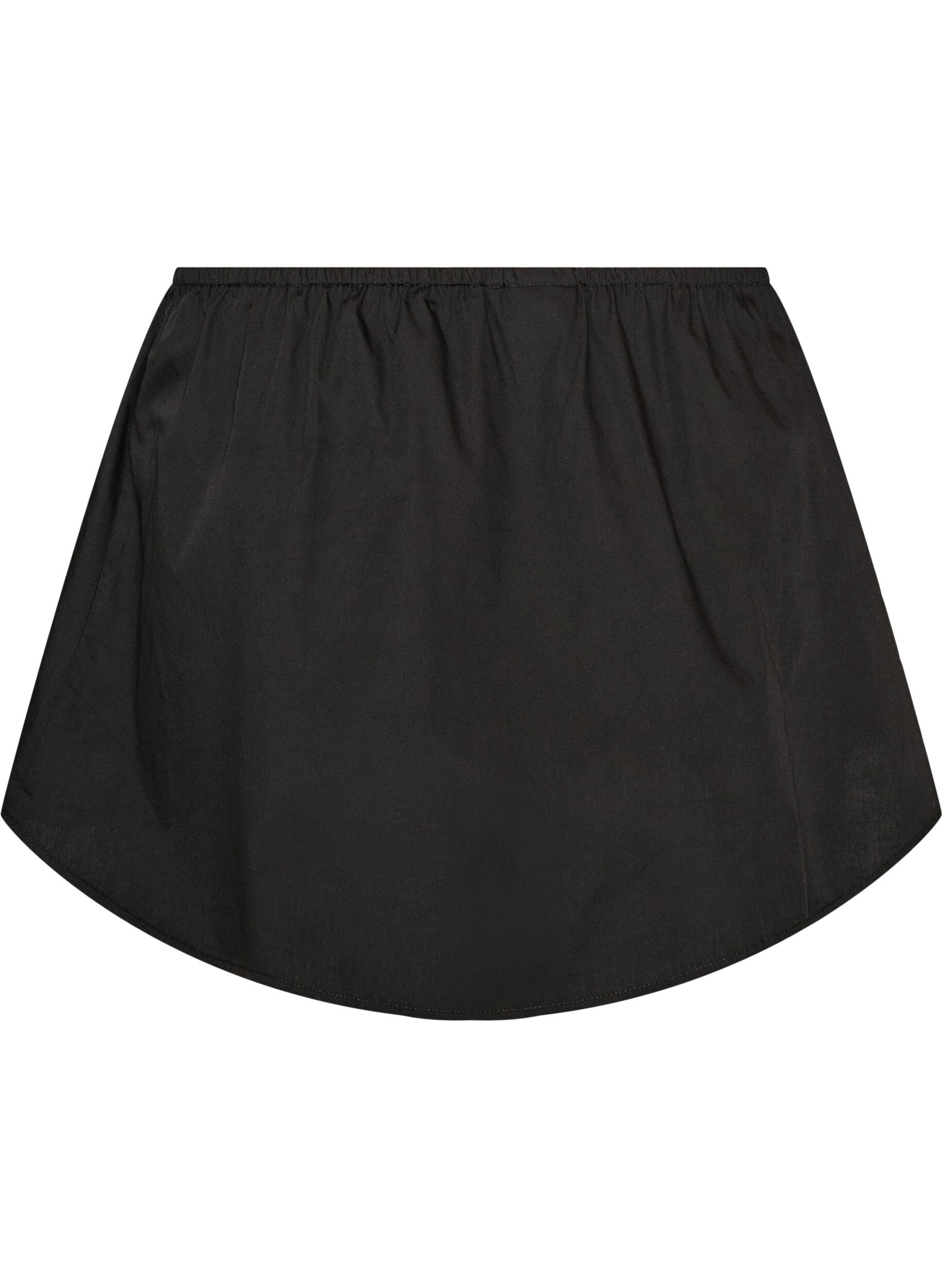 ZizzifashionShirt extender in 100% cotton, Black, Packshot image number 1