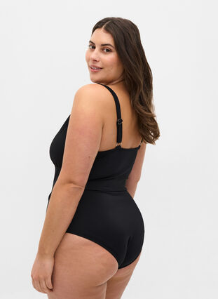 Swimsuit with underwire, Black, Model image number 2