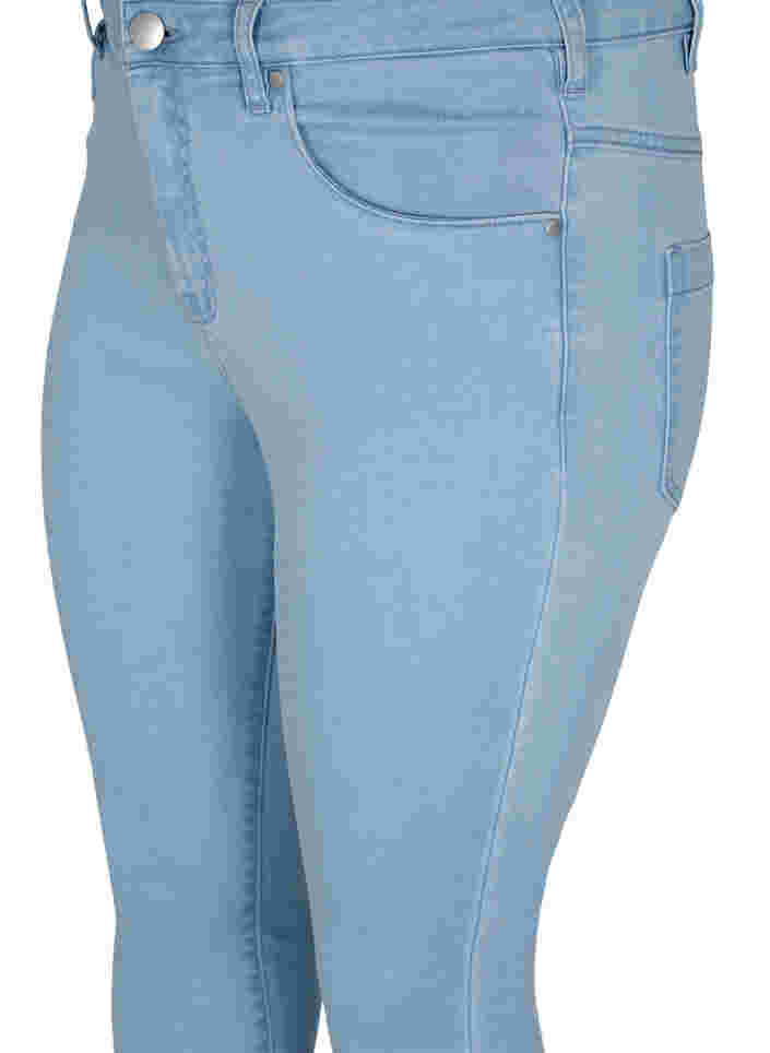 Super slim Amy jeans with high waist, Ex Lt Blue, Packshot image number 3