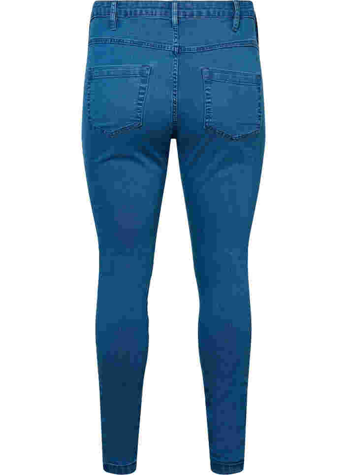 High-waisted super slim Amy jeans , Mid Blue, Packshot image number 1