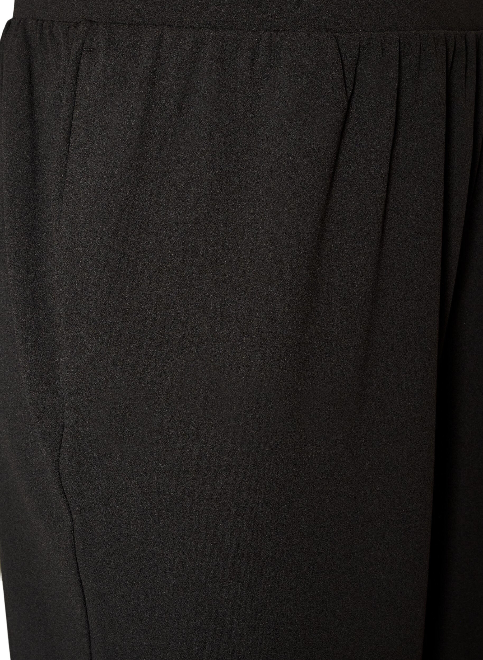 ZizzifashionHigh-waisted jersey balloon trousers, Black, Packshot image number 2
