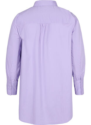 Long-sleeved shirt with high cuffs, Lavender, Packshot image number 1