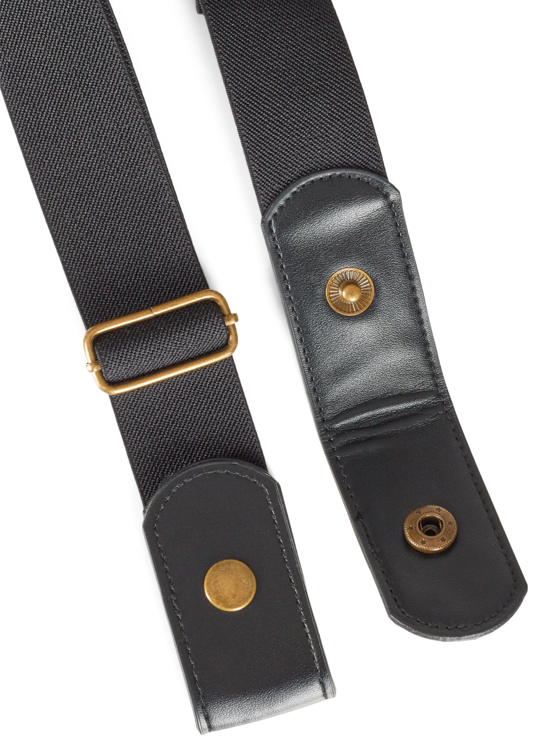 Zizzifashion Elastic belt, Black, Packshot image number 1
