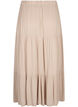 Long skirt with elasticated waist, Beige, Packshot image number 1