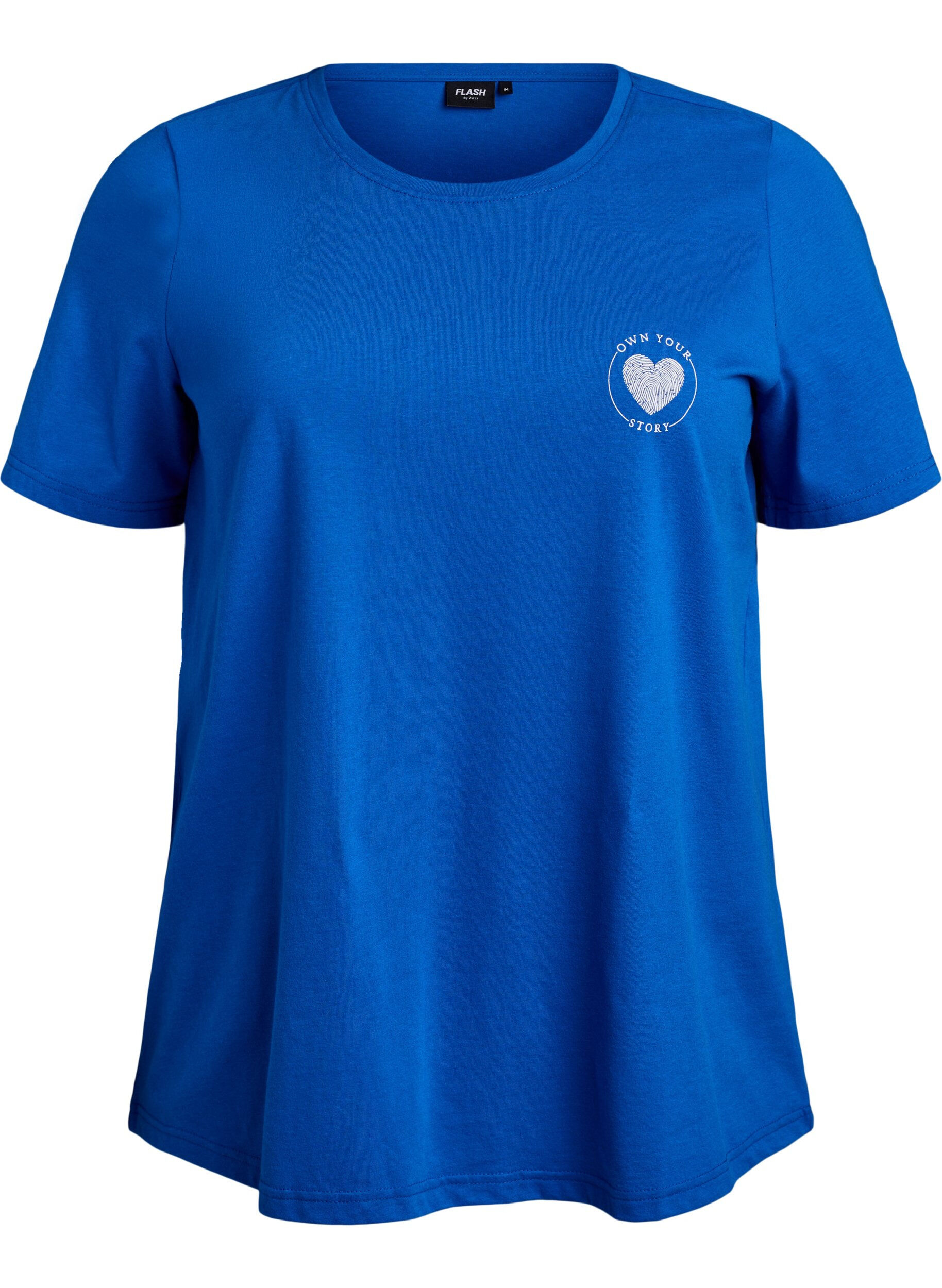 Zizzifashion FLASH - T-shirt with print, Blue, Packshot image number 0
