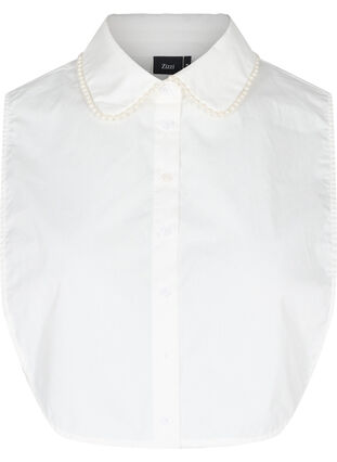 Detachable beaded collar, Bright White, Packshot image number 0