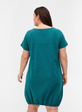 Short sleeve cotton dress, Pacific, Model image number 1