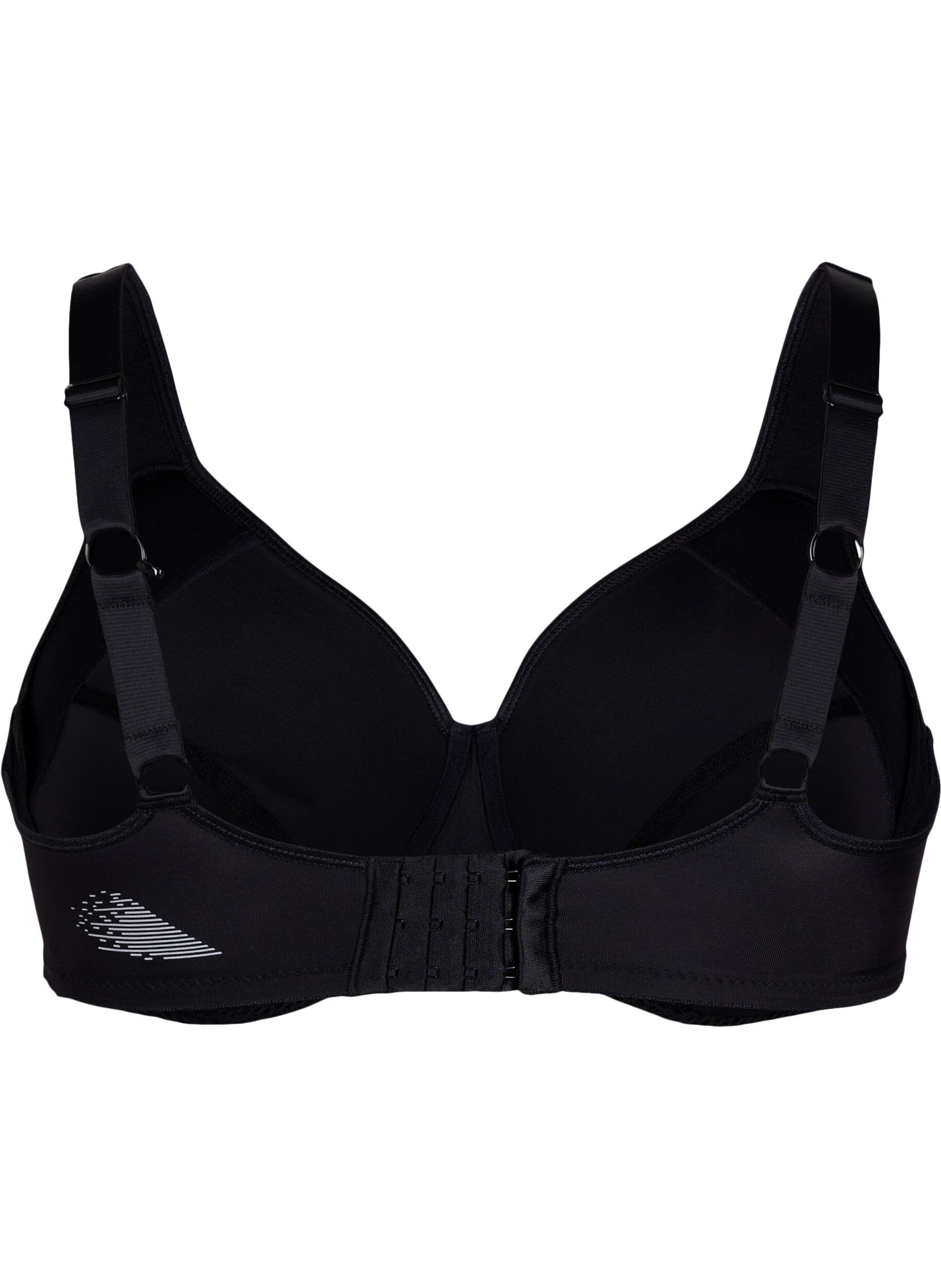 Zizzifashion CORE, HIGH SUPPORT WIRE BRA - Sports bra with wire, Black, Packshot image number 1