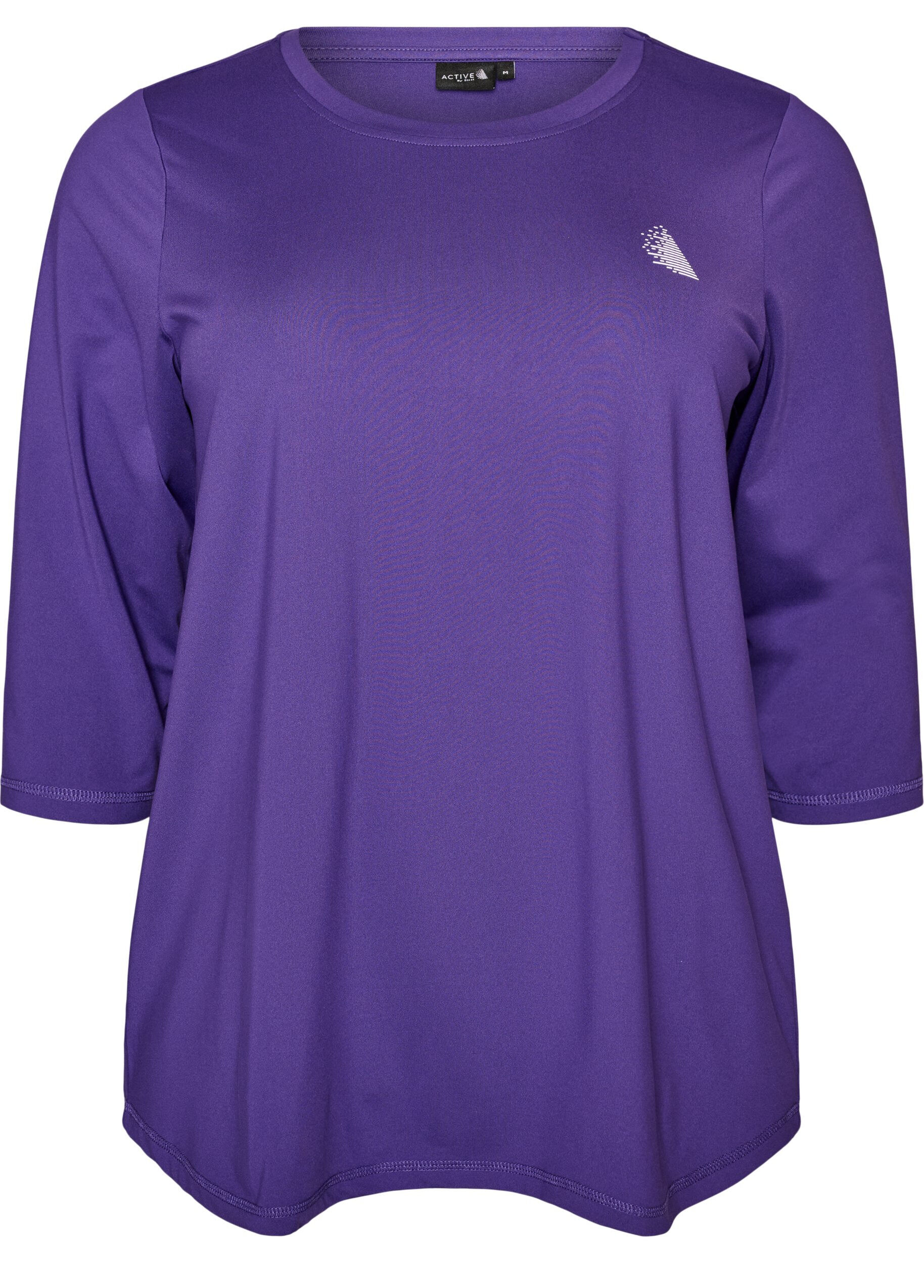 Sports top with 3/4 sleeves