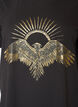 Cotton T-shirt with front print, Dark Grey, Packshot image number 2