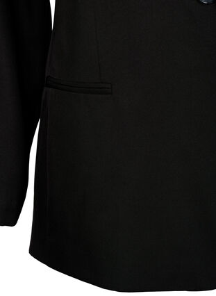 FLASH - Simple blazer with button, Black, Packshot image number 3