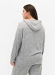 Loose hoodie with stripes, DGM Stripe, Model image number 1