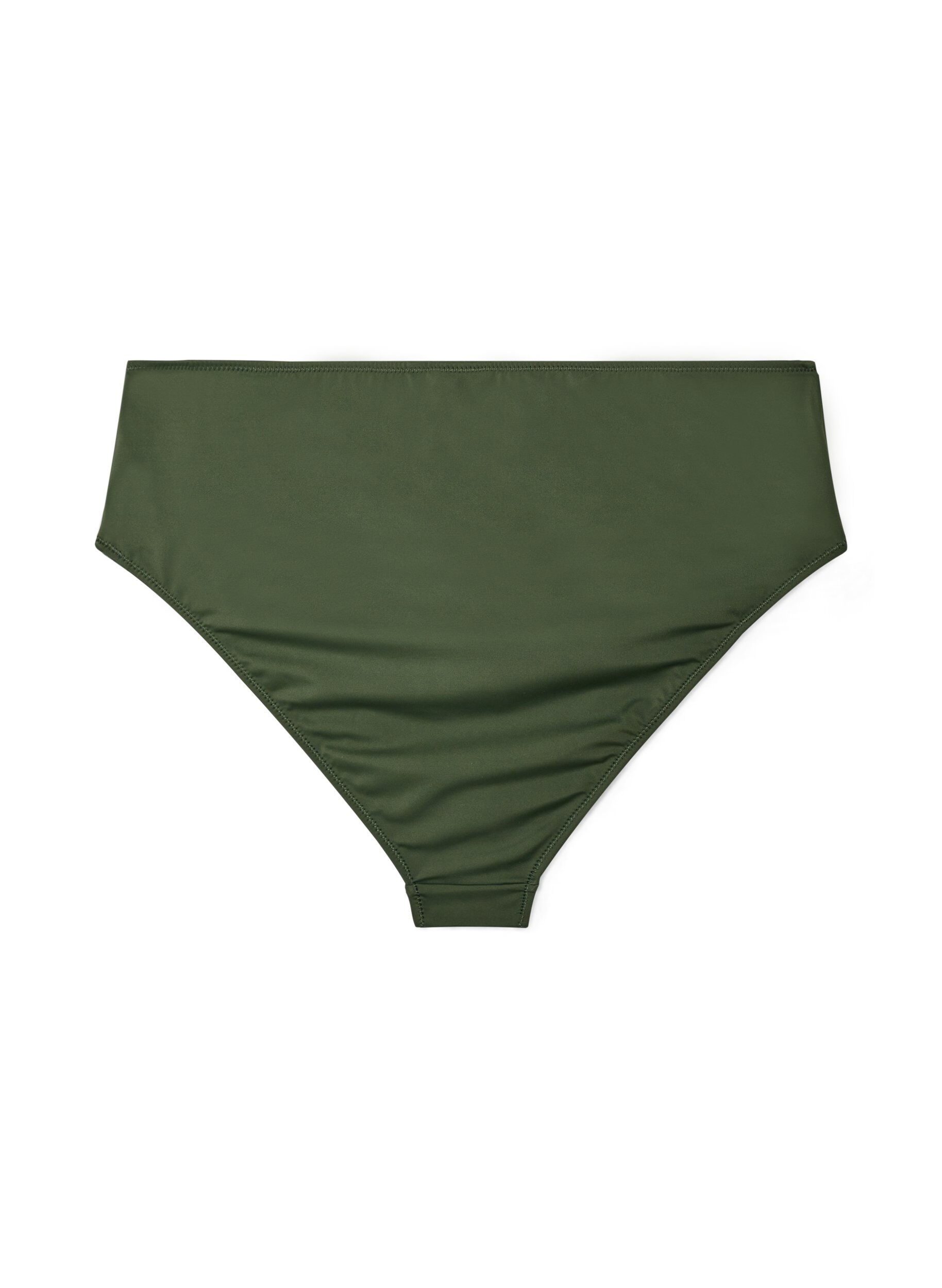 ZizzifashionHigh-waisted Tai bikini briefs with gold detail, Green, Packshot image number 1