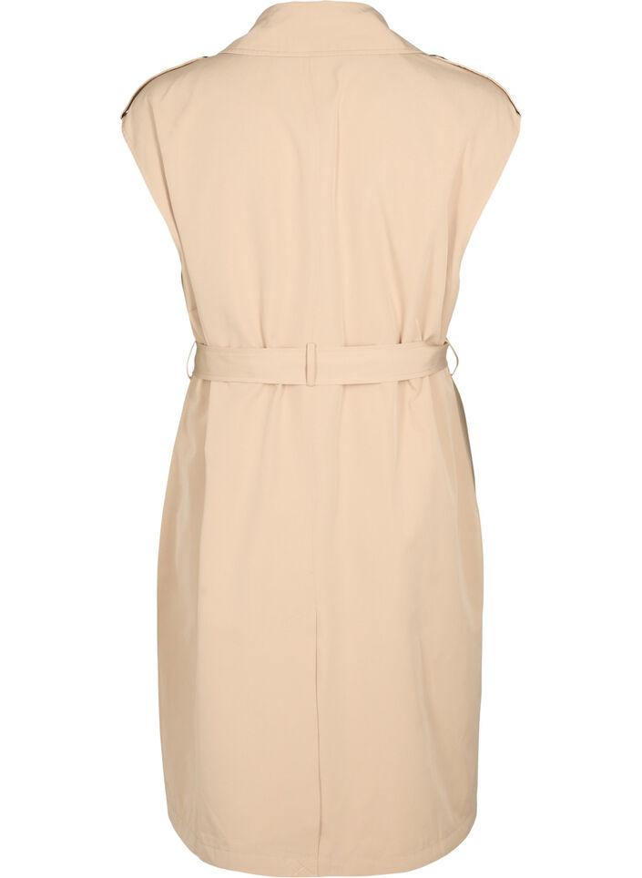 Long waistcoat with belt, Nomad, Packshot image number 1