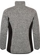 Training cardigan with contrast panels and a high collar, Dark Grey, Packshot image number 1