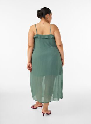 asymmetrical chiffon dress Lea Chiffon Asymmetrical Maxi Dress House of Fleur
