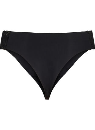 2-pack Brazilian panties with regular waist, Black, Packshot image number 1